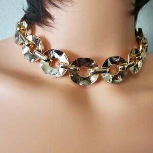 New Gold Metal Necklace